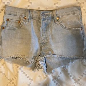 Levi’s light wash shorts